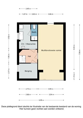 Plattegrond - Hofstraat 2, 6351 BD Bocholtz - Hofstraat 2 Bocholtz - Souterrain 2D.jpg